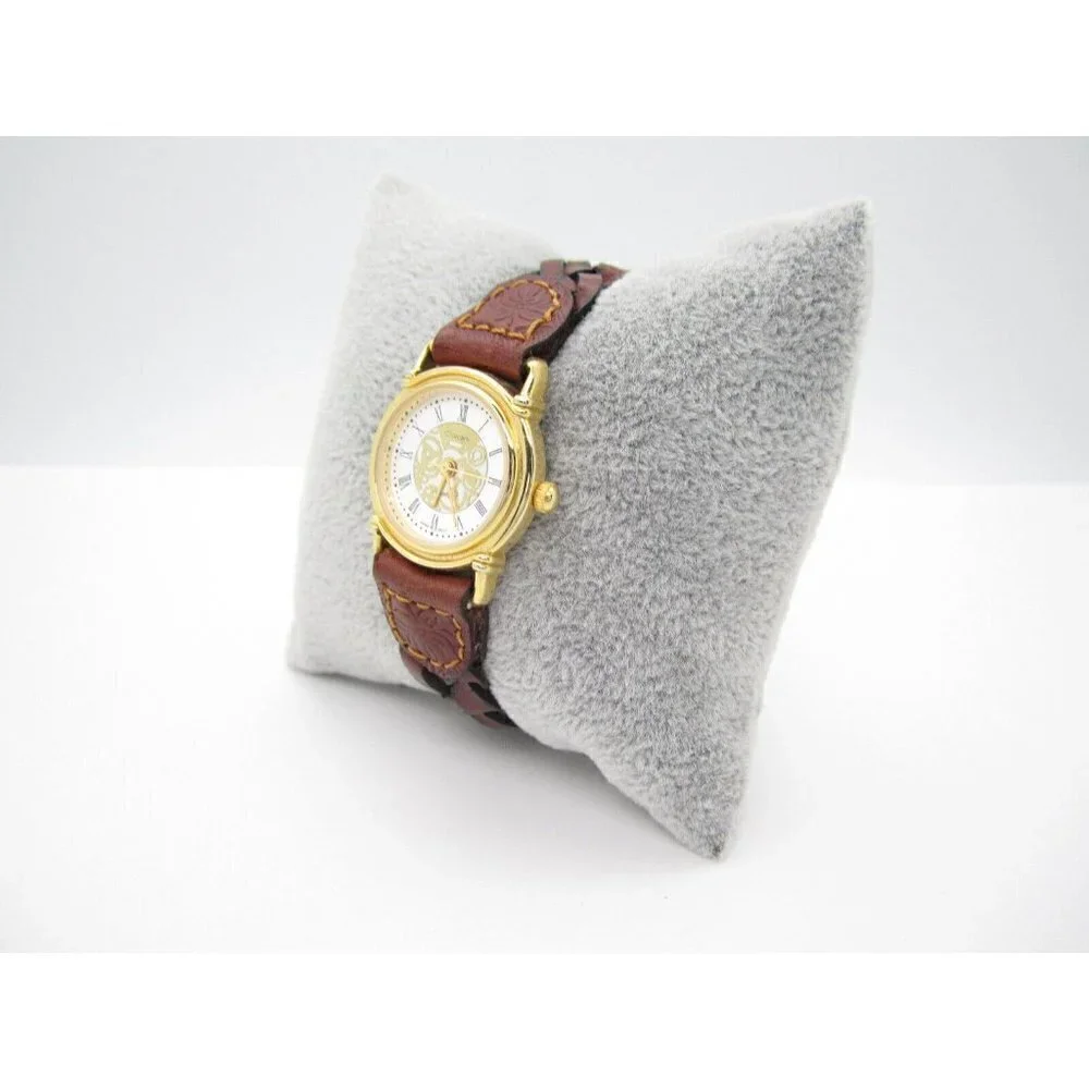 Women Cardini Quartz WR Analog 25mm Dial Causal Round Watch (F621)